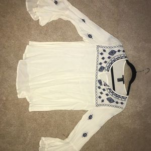 Forever 21 size small white blouse